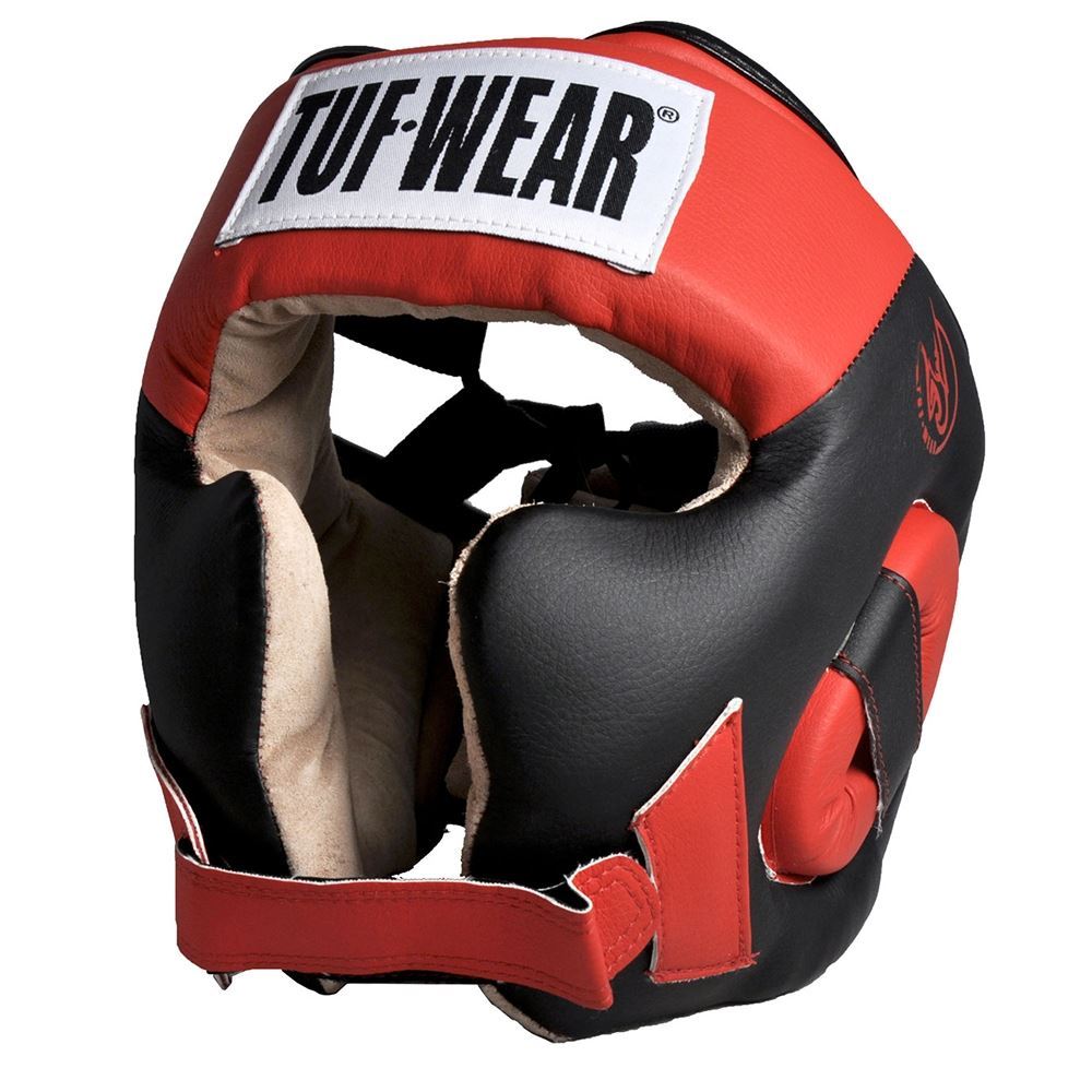 Tuf Wear Synthetic Leather Headgear With Cheek