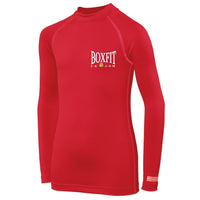 Thumbnail for Boxfit Kids Rhino Small Logo L/S Base Layer