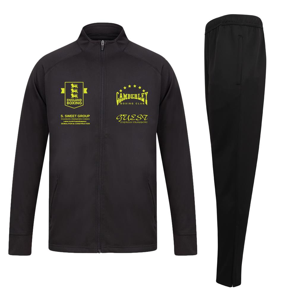 Camberley Boxing Club Slim Fit Poly Tracksuit