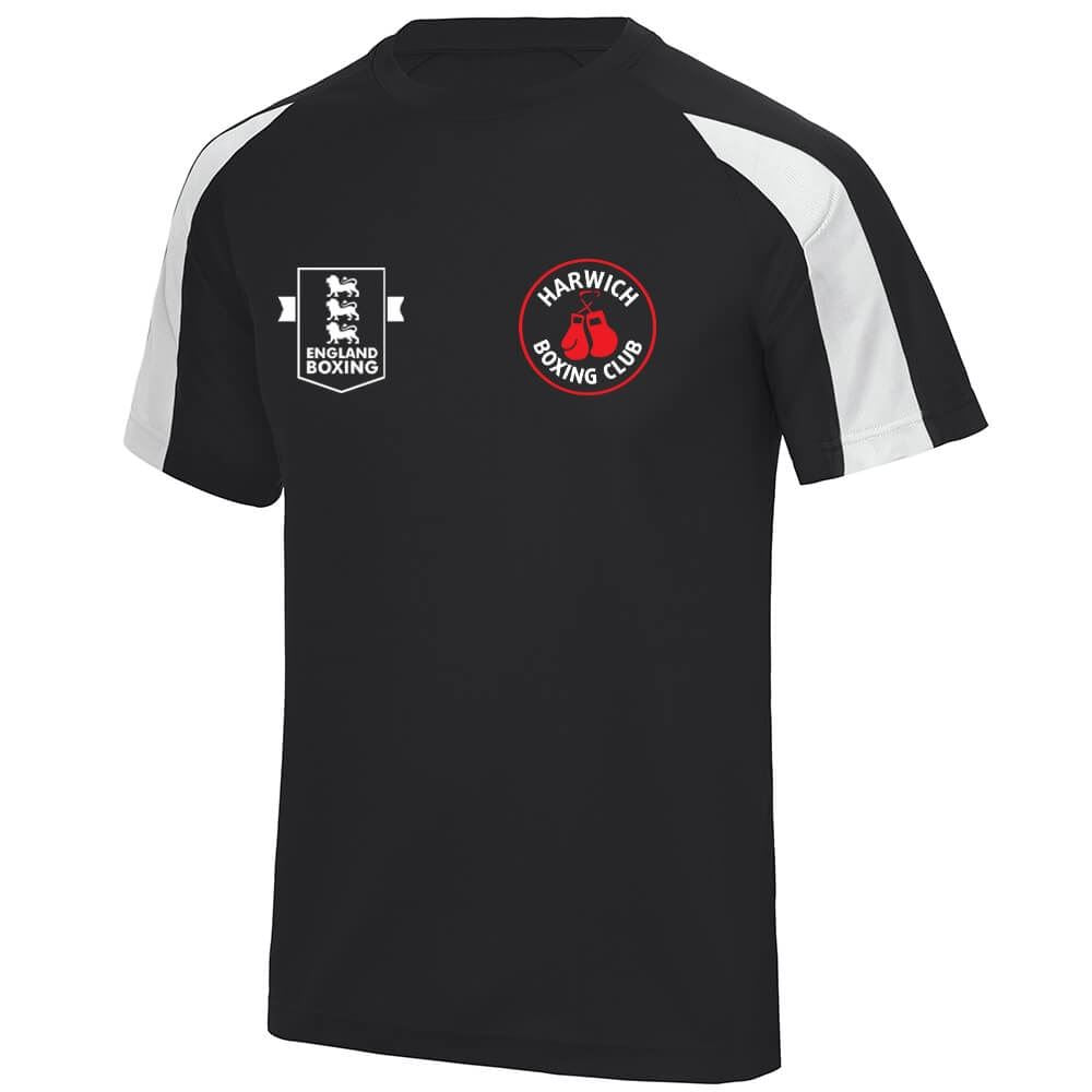 Harwich Boxing Club Kids Contrast Cool Tee