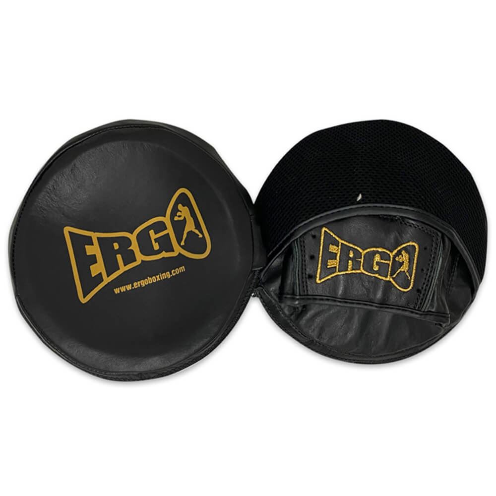 Ergo Leather Micro Disc Pads Black/Gold