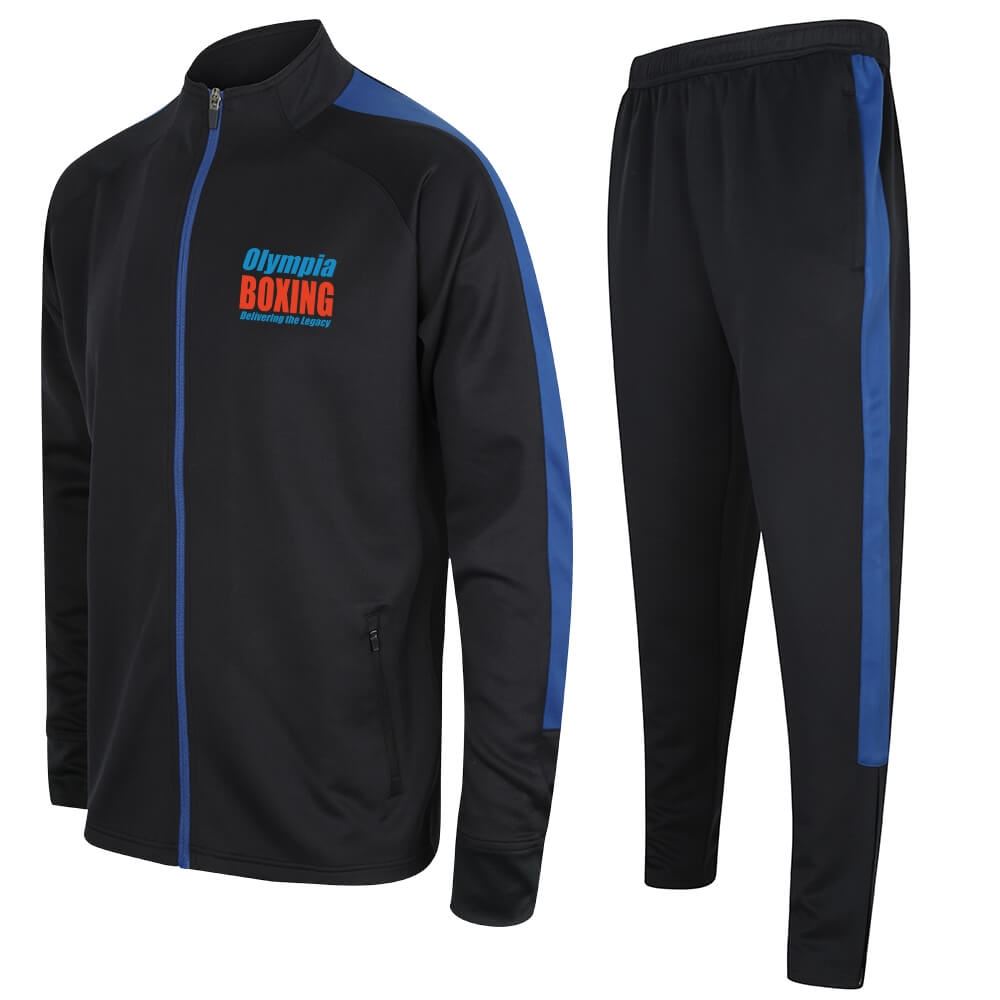 Olympia Boxing Slim Fit Poly Tracksuit