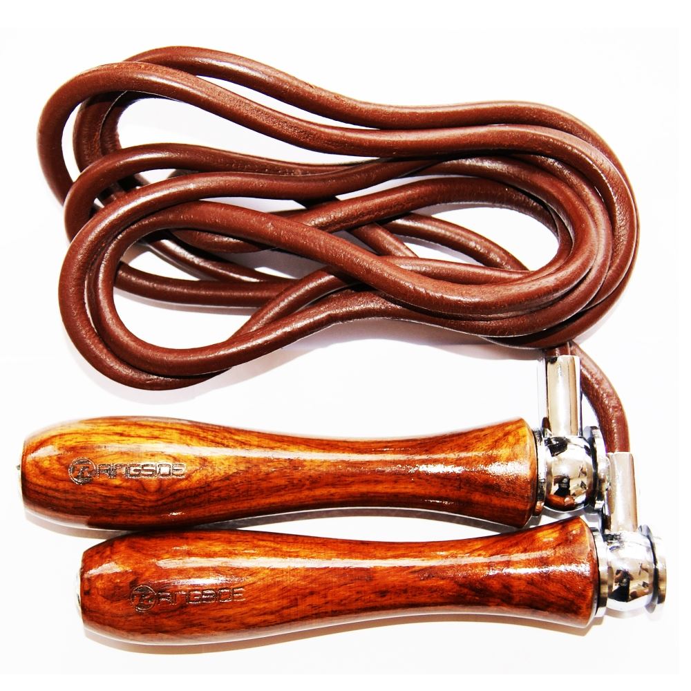 Ringside Weighted Leather Skipping Rope