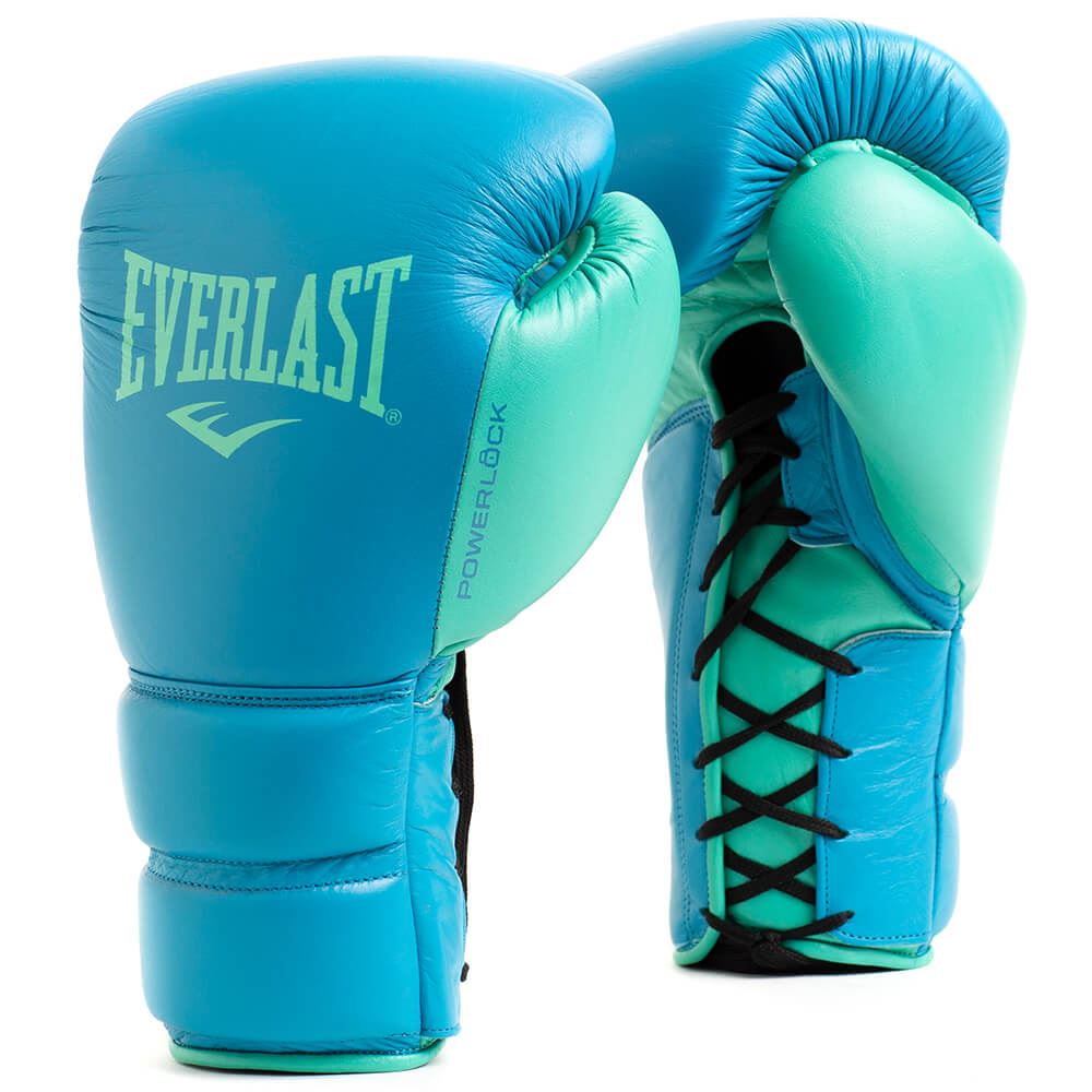 Everlast Powerlock 2 Pro Laced Leather Training Gloves