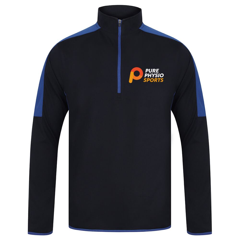 Pure Physio Therapy 1/2 Zip Mid-layer Top