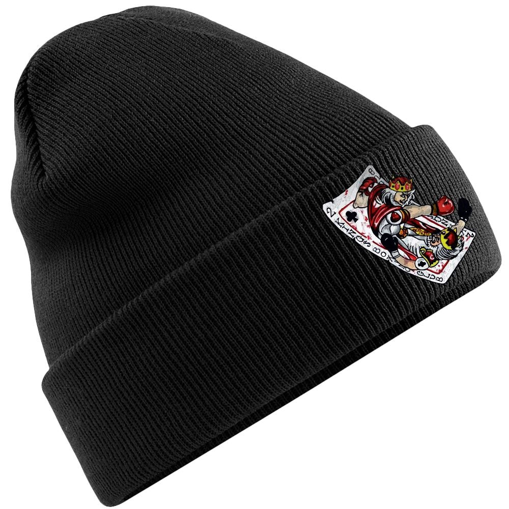 Two Kings Abc Wooly Hat Black