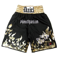 Thumbnail for Custom Made Flames Boxing Shorts