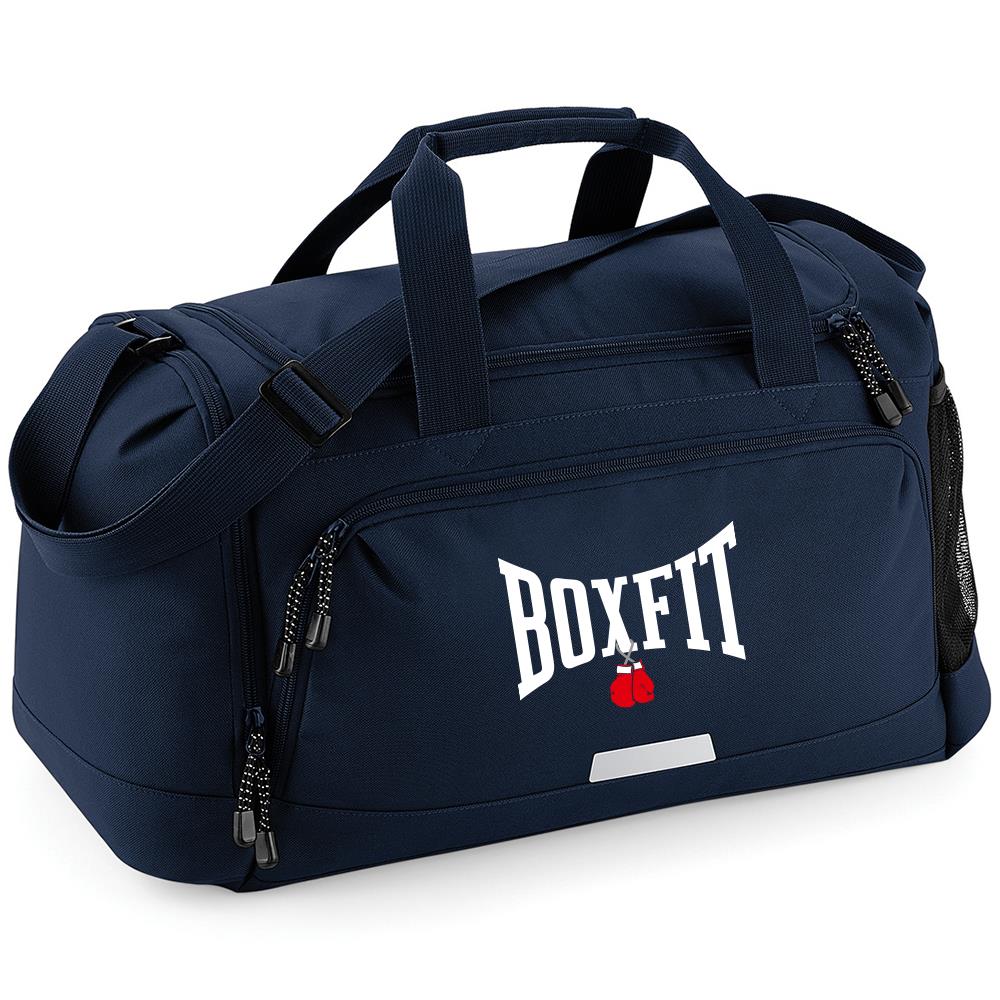 Boxfit White Embroidered Logo Holdall