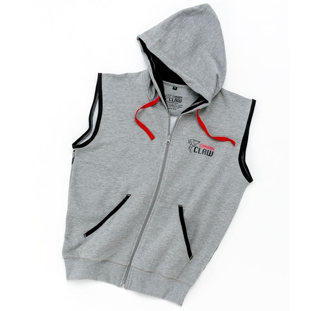 Carbon Claw Zip Up Sleeveless Hoodie