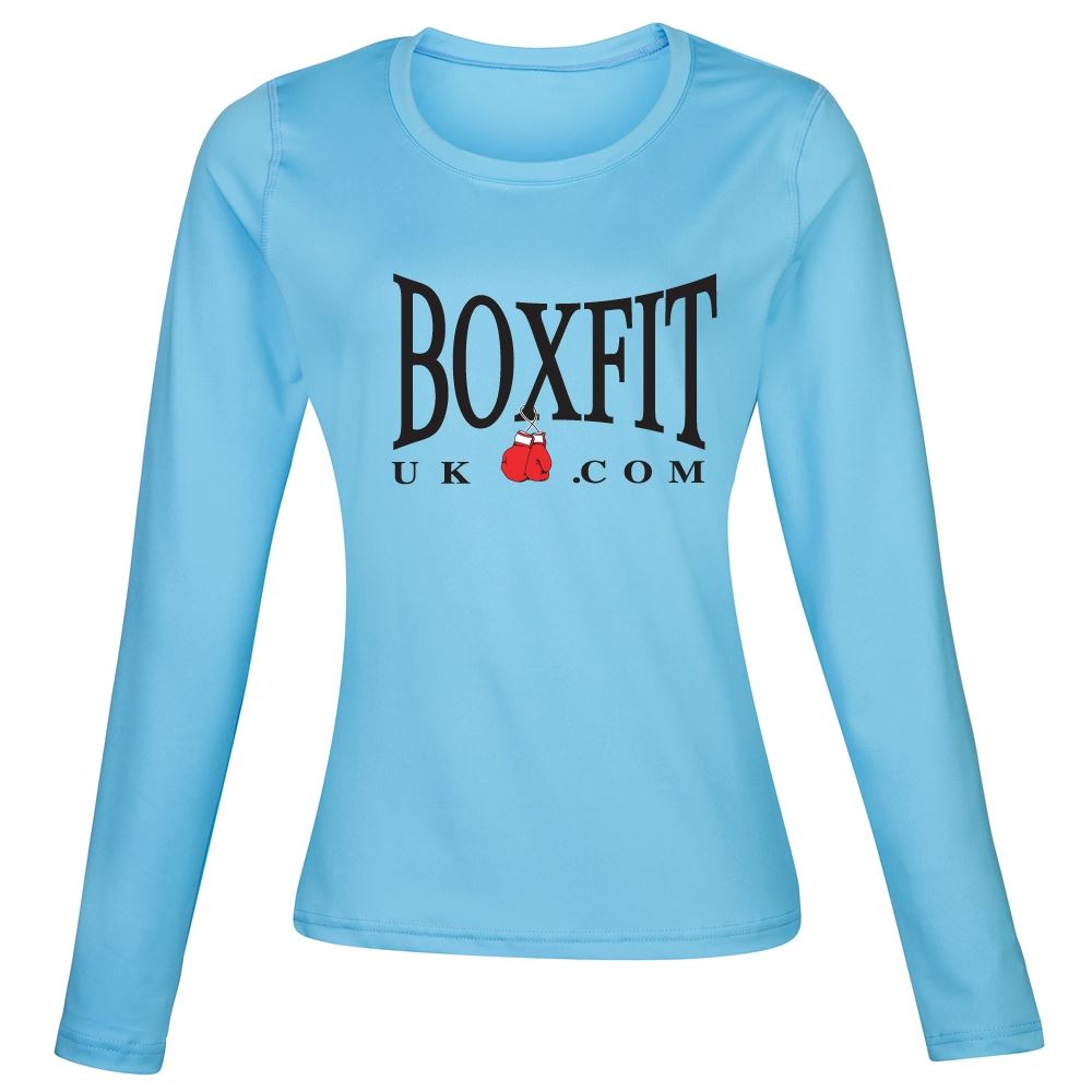 Boxfit Rhino Womens L/S Large Logo Base Layer