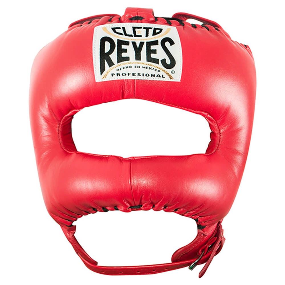 Cleto Reyes Headguard With Nylon Pointed Bar Red Red