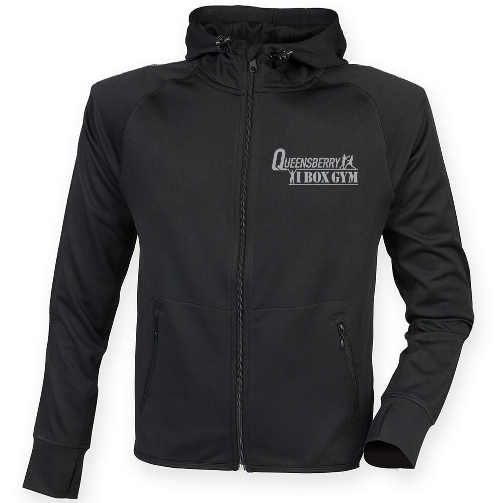 Queensberry Ibox Gym  Reflective Running Hoodie