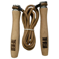 Thumbnail for Tuf Wear Leather Wooden Handle Speed Skip Rope