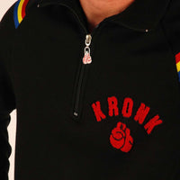 Thumbnail for KRONK One Colour Gloves Quarter Zip Track Top Sweatshirt