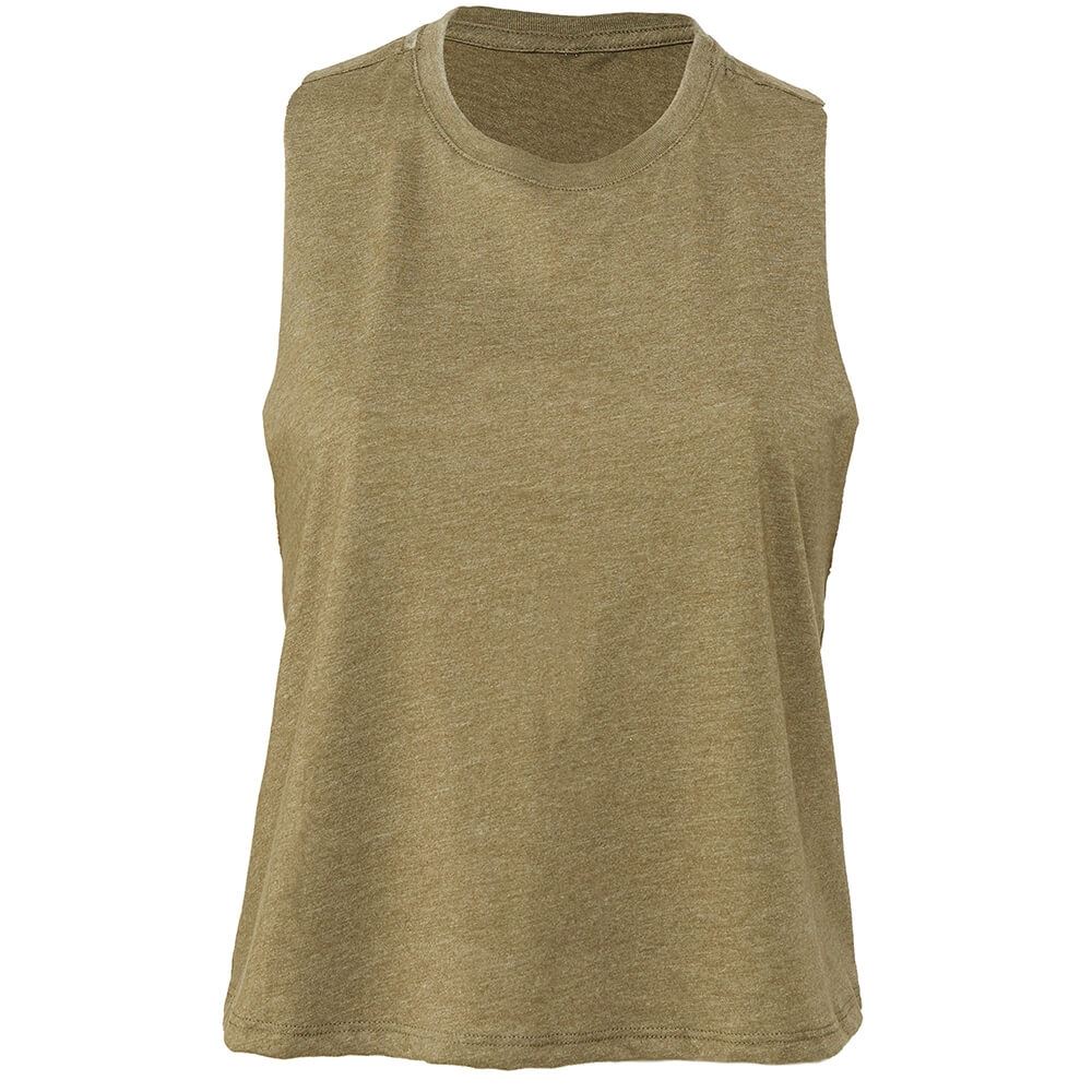 Bxf Womens Cropped Racerback Tank