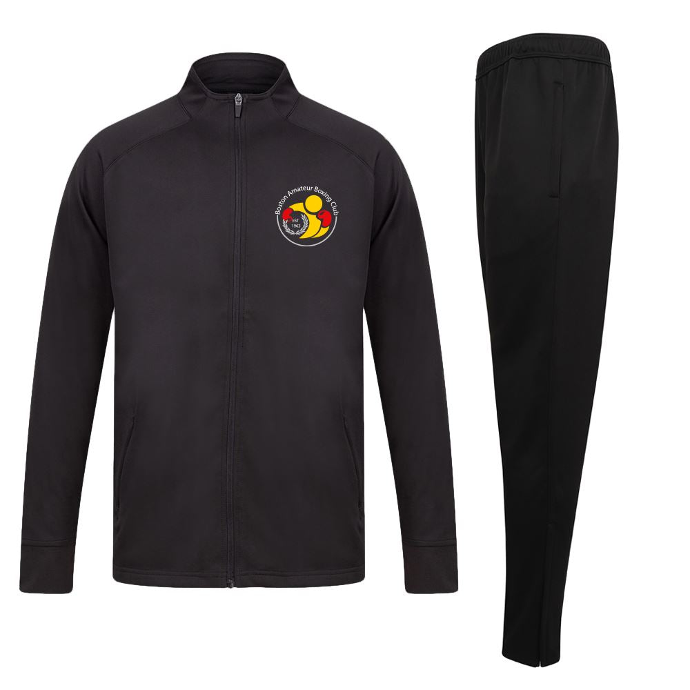 Boston Abc Slim Fit Poly Tracksuit