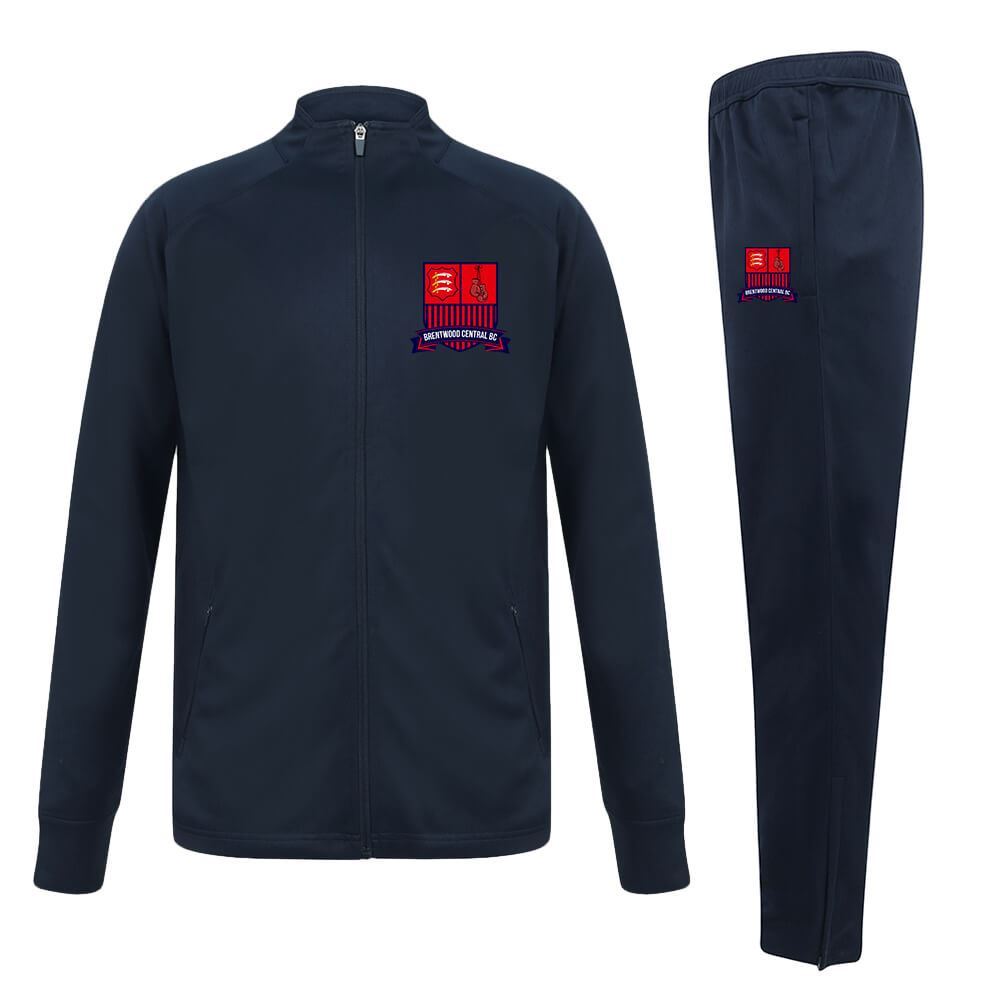 Brentwood Central Boxing Club Slim Fit Poly Tracksuit