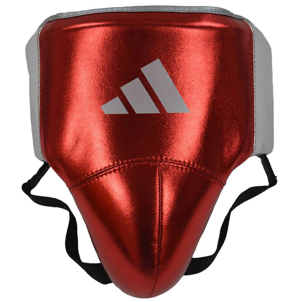 EXCLUSIVE ADIDAS PRO LINE METALLIC GROIN GUARD - RED