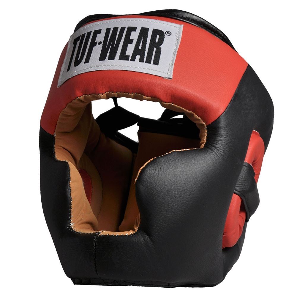 Tuf Wear Imitation Leather Headgear Full Face With Chin