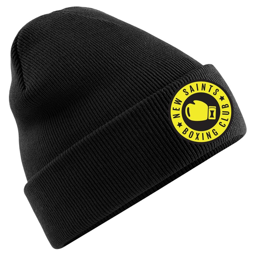 New Saints Boxing Club Wooly Hat Black