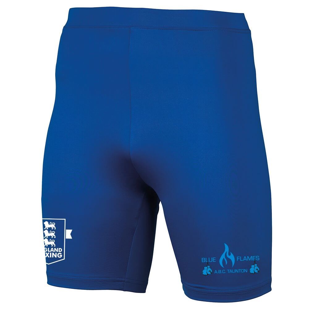 Blue Flames Abc Base Layer Shorts