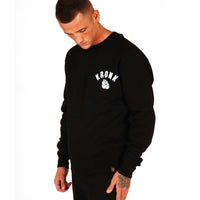 Thumbnail for KRONK One Colour Gloves Towelling Applique Logo Sweatshirt