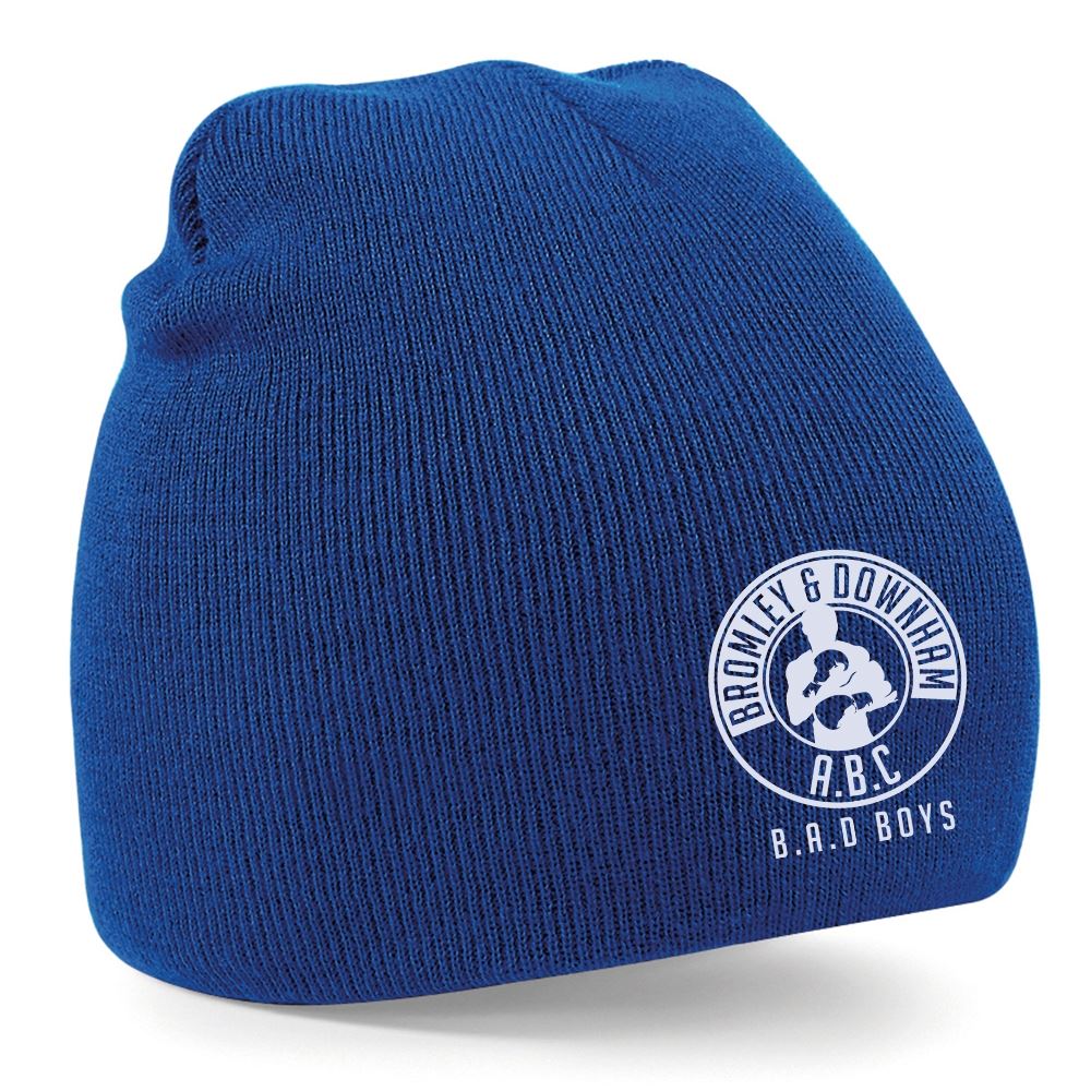 Bromley & Downham Abc Beanie Royal Blue