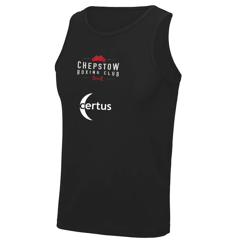 Chepstow Boxing Club Vest Black Small