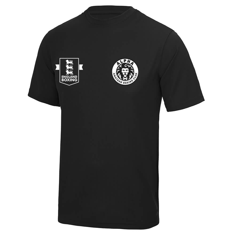 Alpha Boxing Club Embroidered Kids Poly T-Shirt