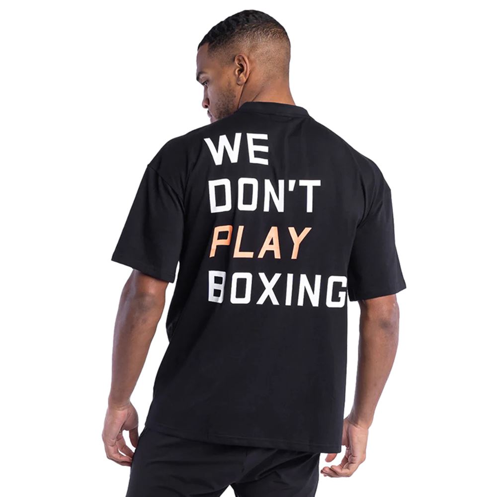 BoxRaw We Don't Play Boxing Oversized T-Shirt