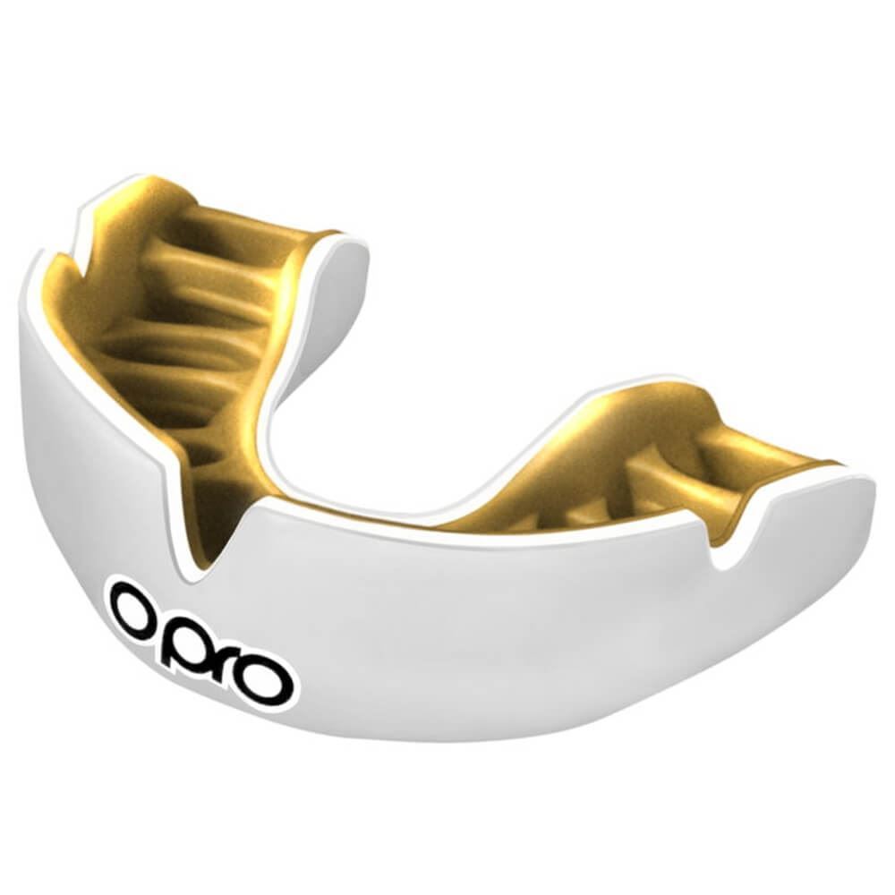 Opro Instant Custom-Fit Single Colour Mouthguard Gold Junior