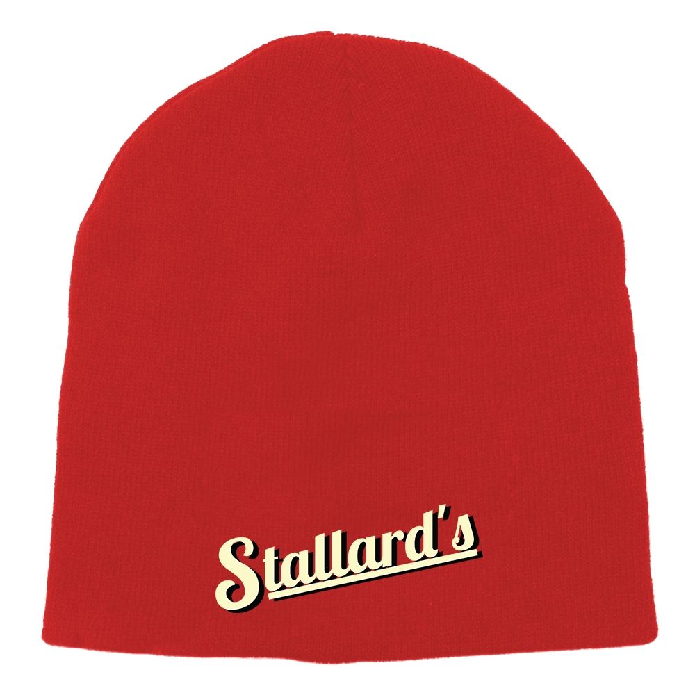 Stallards Gym Beanie Red