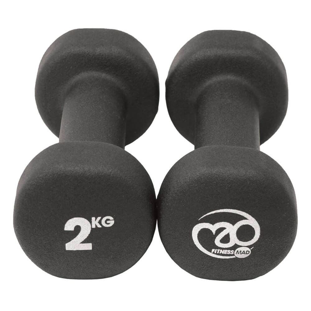 Fitness Mad Black Neo Dumbbells