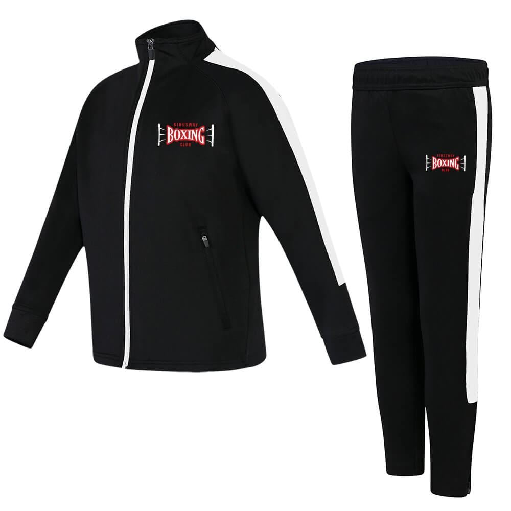 Kingsway Boxing Club Kids Slim Fit Poly Tracksuit