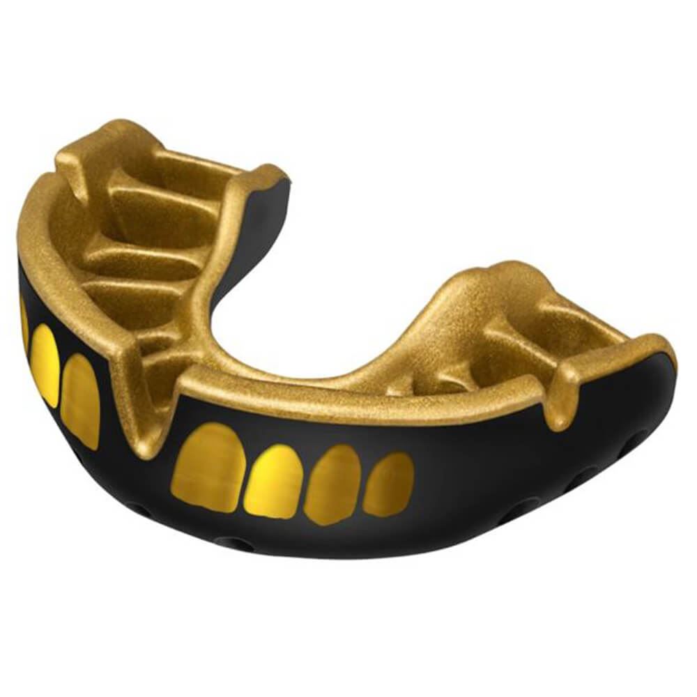 Opro Gold Level Mouthguard Black Grillz