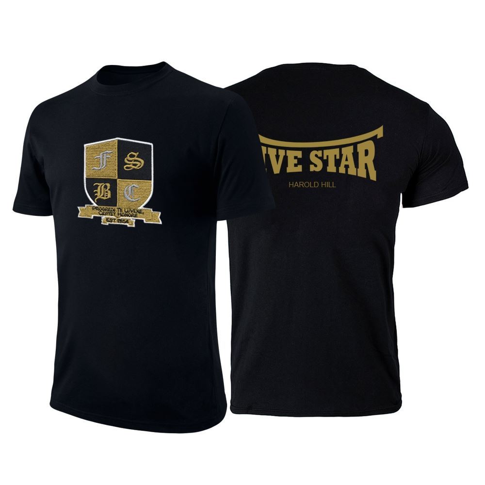 Five Star Large Logo Front & Back