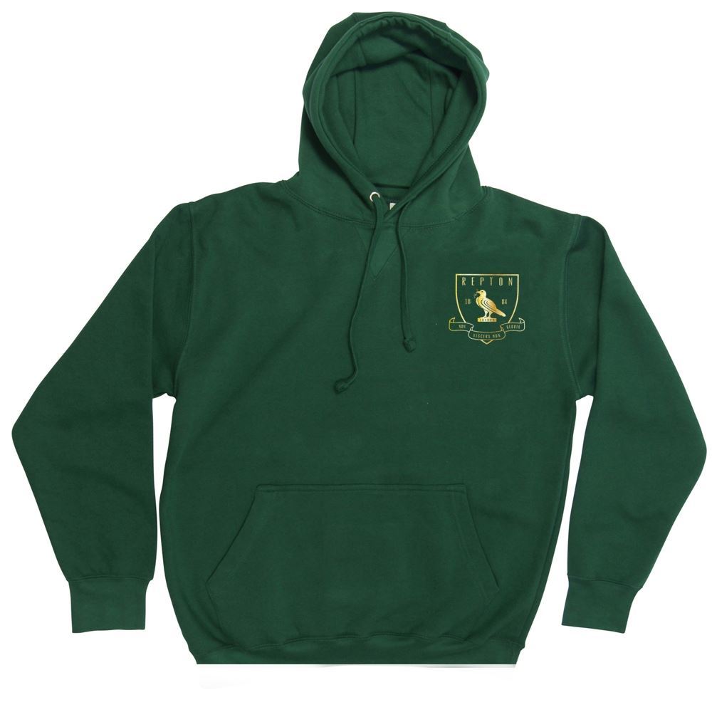 Repton Junior Hooded Sweatshirt With Embroidered Badge