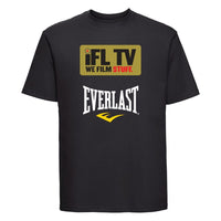 Thumbnail for Ifl Tv Black T-Shirt Gold Logo