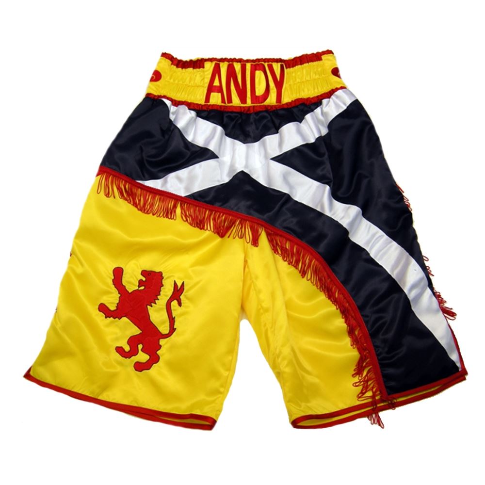 Custom Made Scottish Boxing Shorts