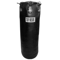 Thumbnail for Tuf Wear All Black Leather Gigantor Punchbag 4Ft