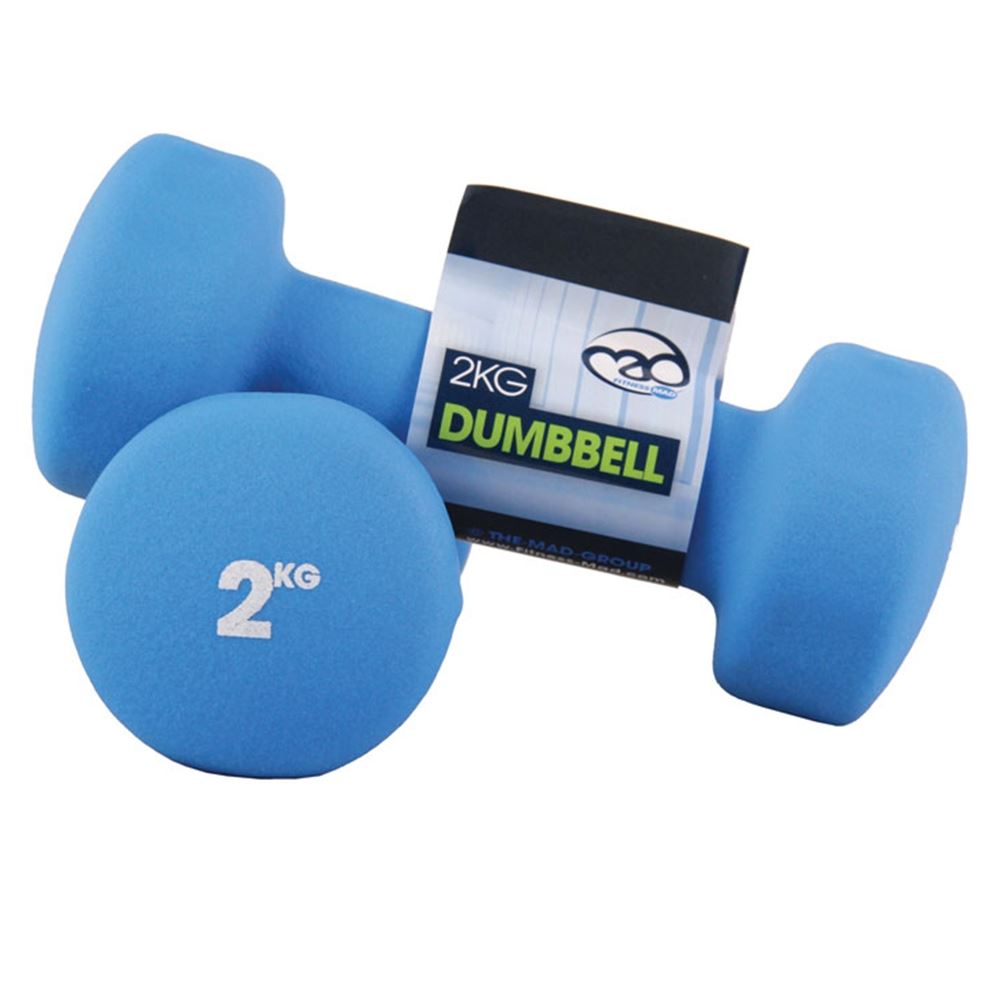 2Kg Neoprene Dumbbells - Pair