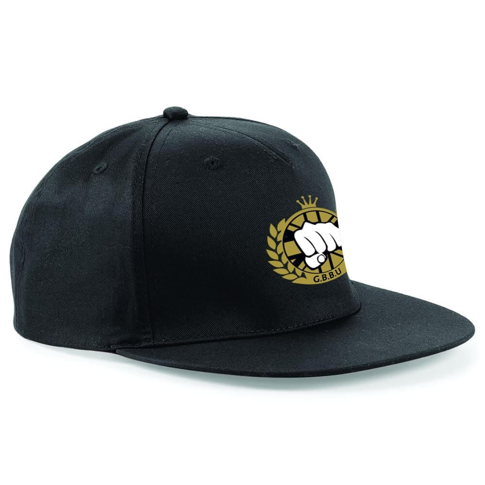 Gbbu Logo Snapback Cap Black