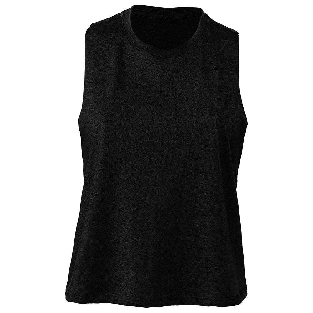 Bxf Womens Cropped Racerback Tank