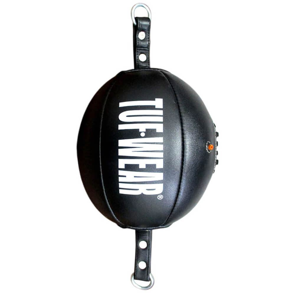 Tuf Wear All Black Leather Floor To Ceiling Ball Black