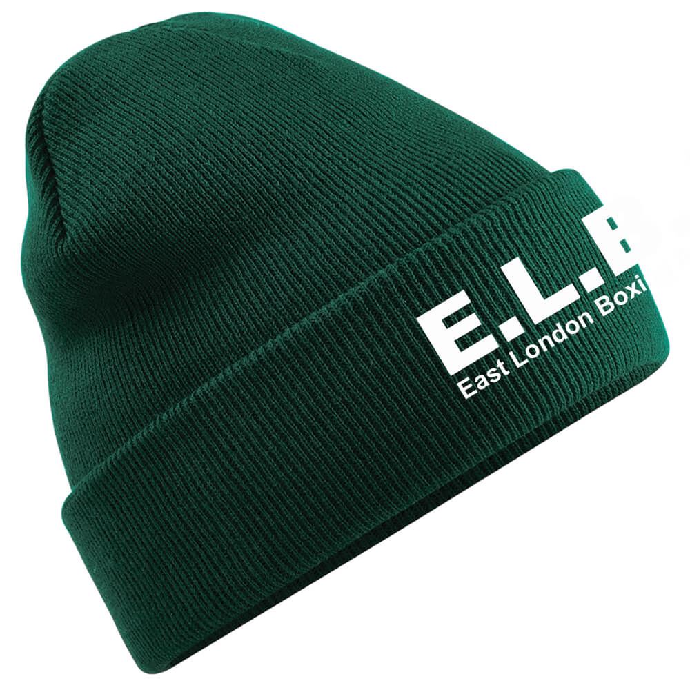 East London Boxing Academy Beanie Bottle Green