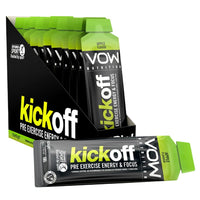 Thumbnail for Vow Nutrition Kick Off X 12 Sachets - Pre Exercise Energy Gel Apple