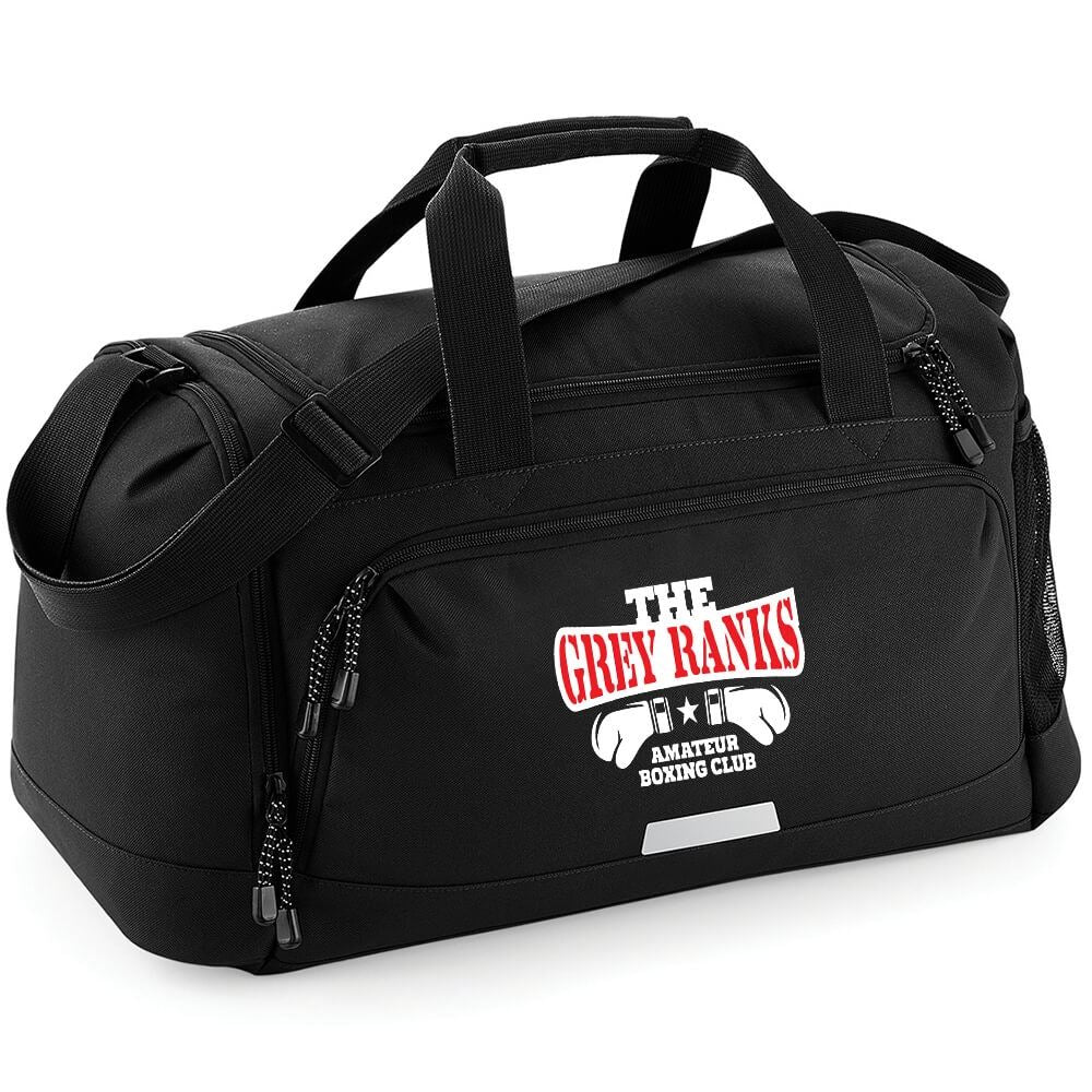 Grey Ranks Abc Holdall Black