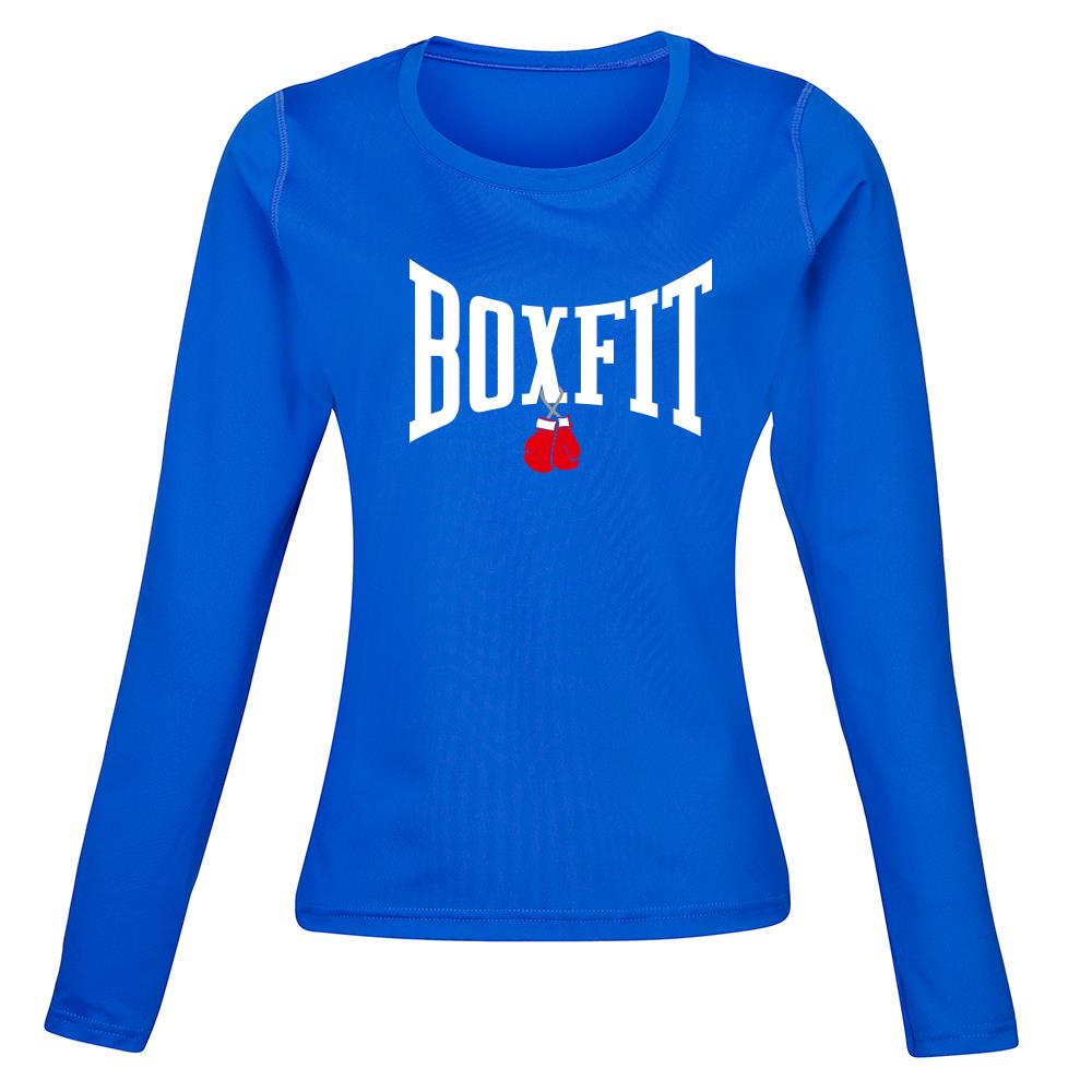 Boxfit Rhino Womens L/S Large Logo Base Layer