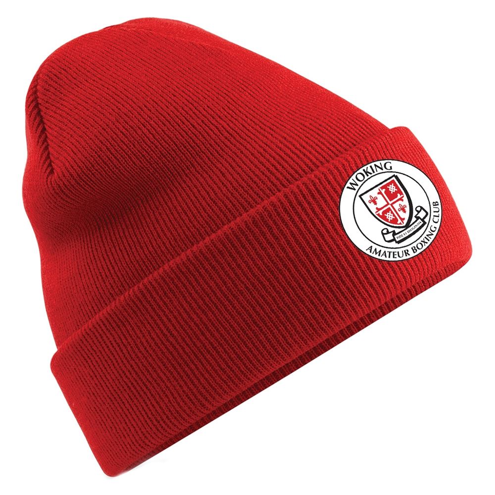 Woking Abc Wooly Hat Red