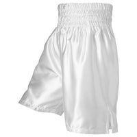 Thumbnail for Classic Satin Boxing Shorts White